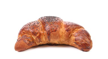 poppy ile iştah açıcı kruvasan.