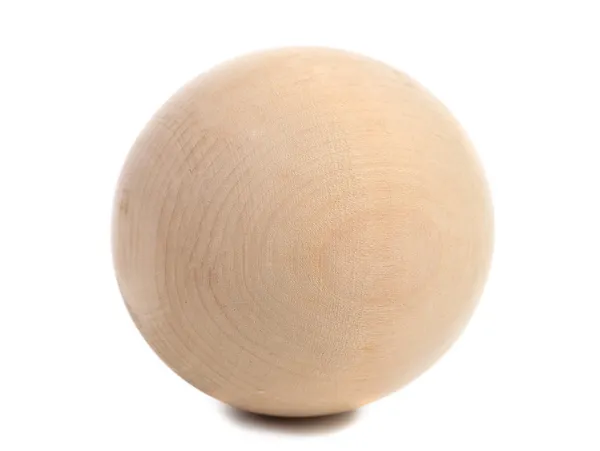 Primer plano de la esfera de madera . — Foto de Stock