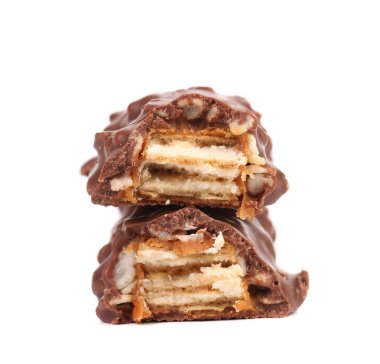 dilimleri gofret çikolata bar