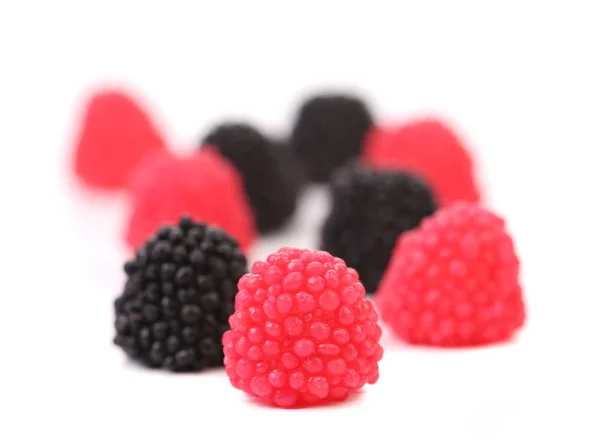 Jelly fruits in form of berries — Stock Photo, Image