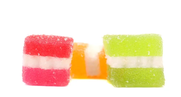 Different fruit-paste candies — Stockfoto