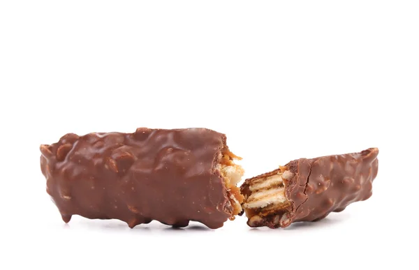 Quebra de chocolate bar — Fotografia de Stock