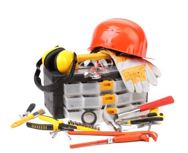 çeşitli çalışma donanımları.