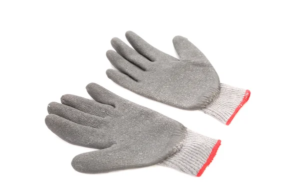 Gros plan de paire de gants gris . — Photo