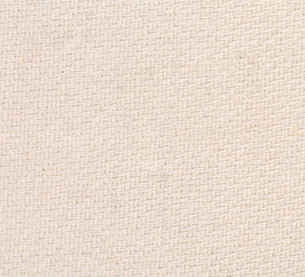 Närbild av vita naturliga linne konsistens. — Stockfoto
