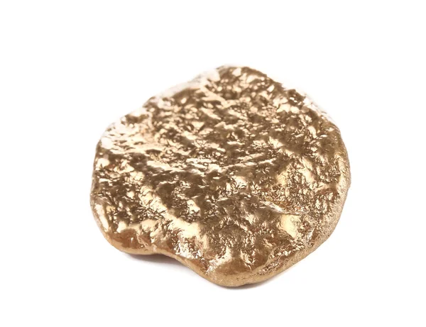 Close-up van gouden nuggets. — Stockfoto