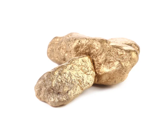 Bündel goldener Nuggets. — Stockfoto