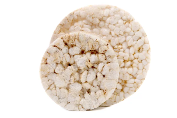 Close up of puffed rice snack. — Stock Photo, Image
