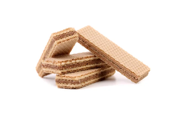 Inzet van wafels met chocolade. — Stockfoto