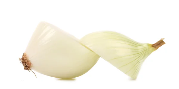 Cebolla blanca partida . — Foto de Stock