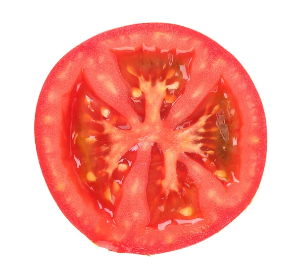 Zbliżenie świeży czerwony pomidor. — Zdjęcie stockowe