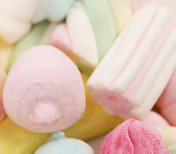 Marshmallow colorido diferente . — Fotografia de Stock