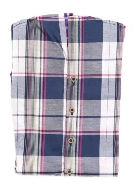 parlak renkli kareli gömlek.