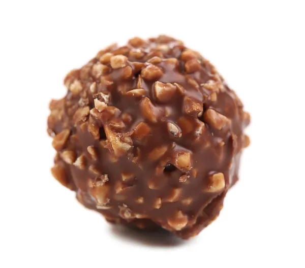 Round chocolate bonbon. — Stock Photo, Image