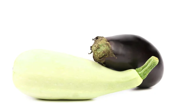 Eggplant and squash plants. — Stock Photo, Image