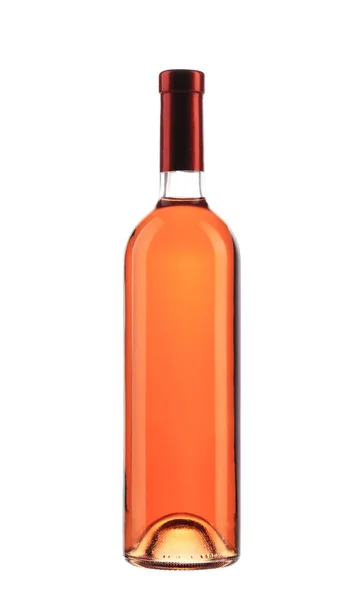 Botella de vino rosa completa . —  Fotos de Stock