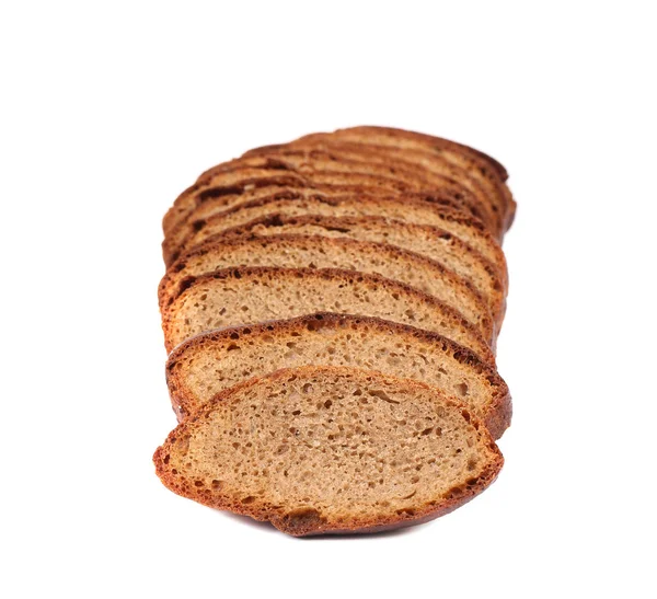 Шматочки коричневого хліба — стокове фото