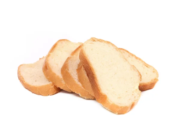 Skivad vitt bröd — Stockfoto