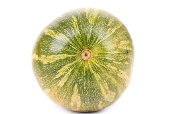 Fresh green pumpkin. Back — Stock Photo, Image