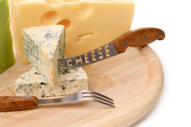 mavi peynir ahşap tablo