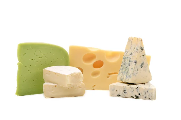 Various types of cheese composition — Stock Photo, Image