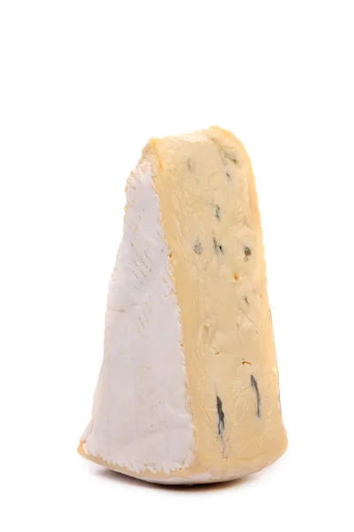 Bit ost blå brie. — Stockfoto