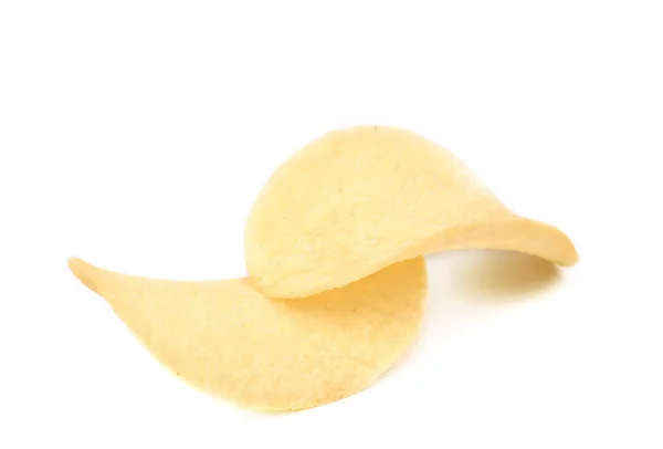 Närbild av potatischips — Stockfoto