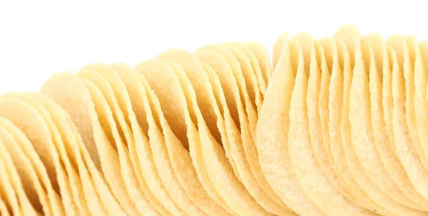 Stack of potato chips — Stock Photo, Image