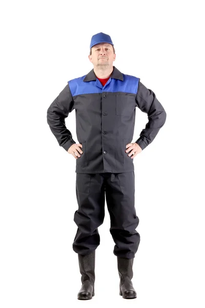 Man in working clothes — Stock Photo, Image