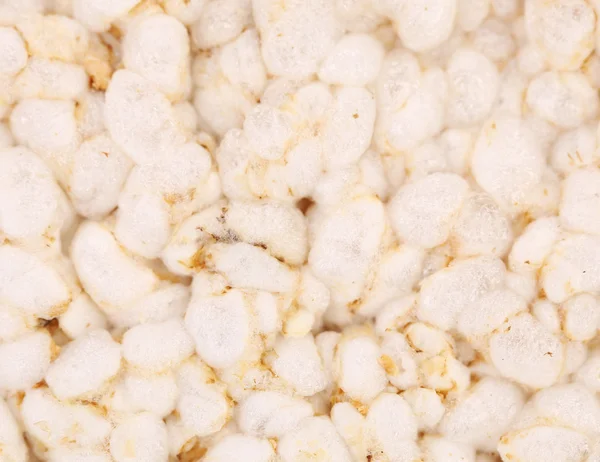 Close up of puffed rice snack. — Stock Photo, Image