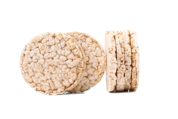 Close up of puffed rice snack. — Stock Photo, Image
