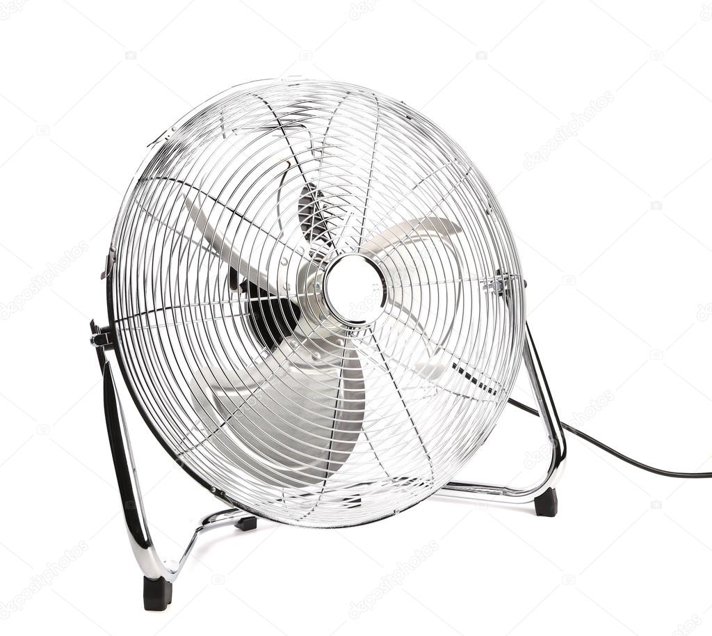 Front view of electric fan.