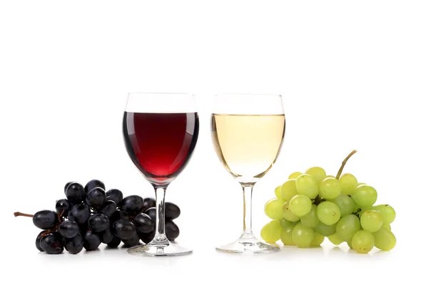 Wine and grapes composition. — Stock Photo, Image