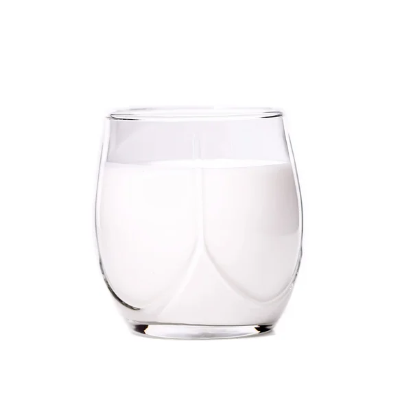 Close up de leite de vidro . — Fotografia de Stock