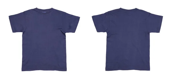 Men's t-shirt niebieski. — Zdjęcie stockowe