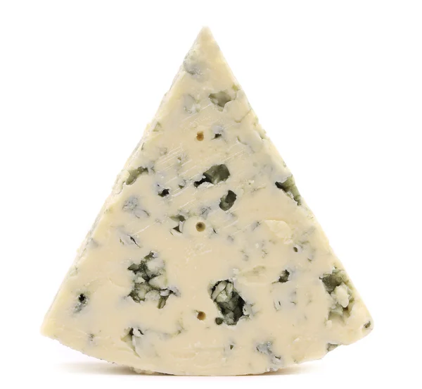 Tranche de fromage bleu dor — Photo