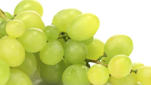 Antecedentes de cacho com uvas verdes — Fotografia de Stock