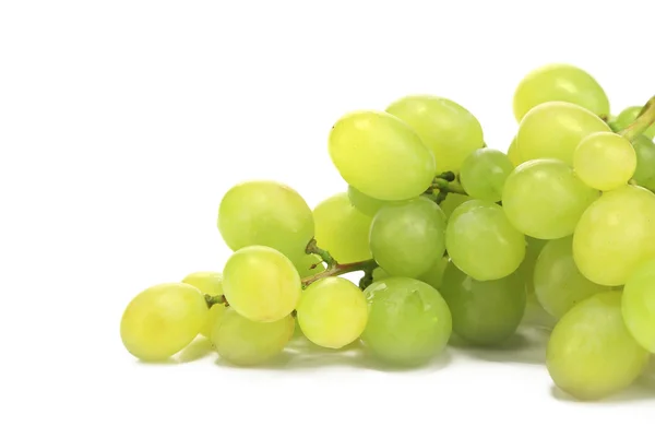 Bunch of ripe and juicy green grapes — Stock Photo, Image