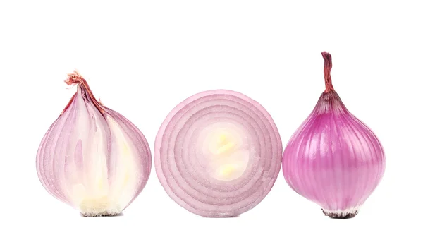 Different sliced red onion. — Stock Photo, Image