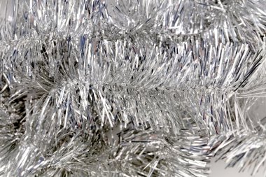 tinsel. Noel dekorasyon.
