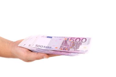 Beş yüz euro fatura yandan.