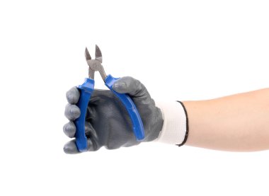 pense elinde eldiven el.