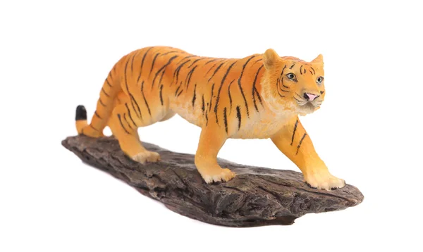 Plastic tiger figurine. — Stock Photo, Image
