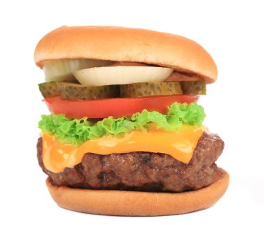 büyük iştah açıcı fast food, hamburger.