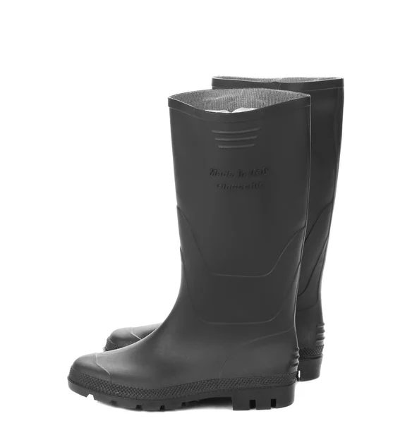 Pair high rubber boots. — Stock Photo, Image