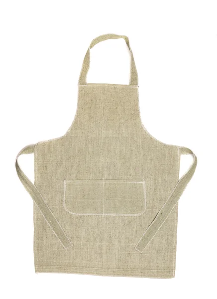 Kitchen gray apron. — Stock Photo, Image