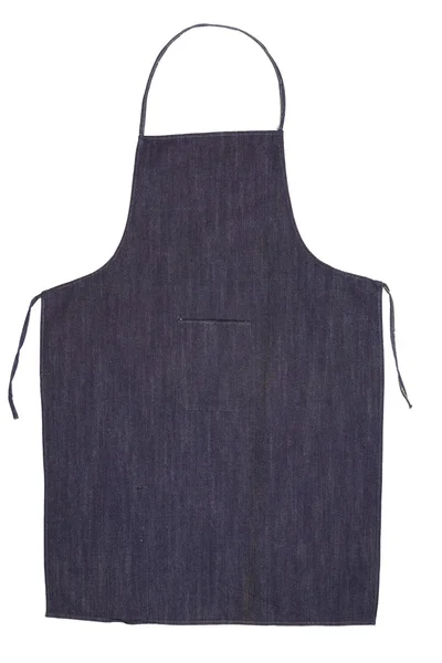 Blue jeans apron — Stock Photo, Image