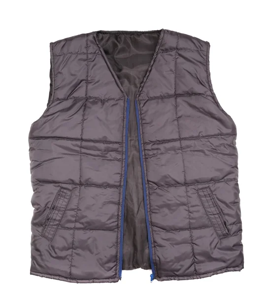Gray working winter vest. — Stock Photo, Image