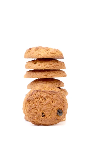 Mahlzeit-Kekse mit Rosinen. — Stockfoto