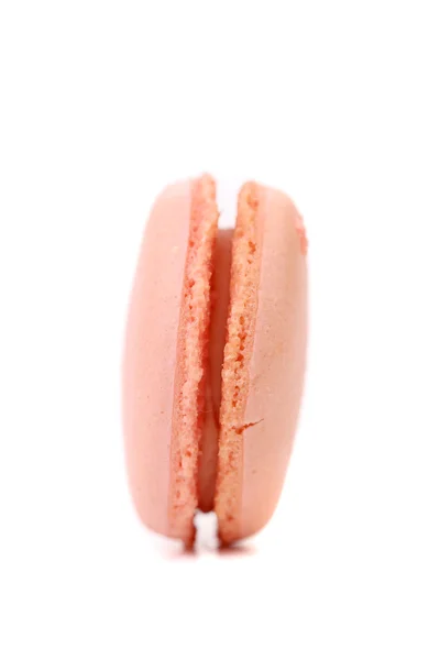 Bolo de macaron rosa vertical . — Fotografia de Stock